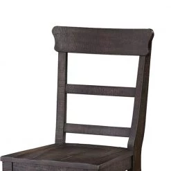 Zara Antique Black Wood Side Chair (Set of 2) by Unbranded -Boraam Sales Store antique black unbranded accent chairs aa016 sc012 c3 1000