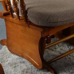 Antique Brown Retro and Rustic Style Gliding Chair with Ottoman by Unbranded 13 Antique Brown Retro and Rustic Style Gliding Chair with Ottoman by Unbranded -Boraam Sales Store antique brown unbranded rockers gliders ottomans sxb3952441 4f 1000