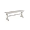 Jamestown White Wash Dining Bench by Boraam -Boraam Sales Store antique white boraam dining benches 77404 64 1000