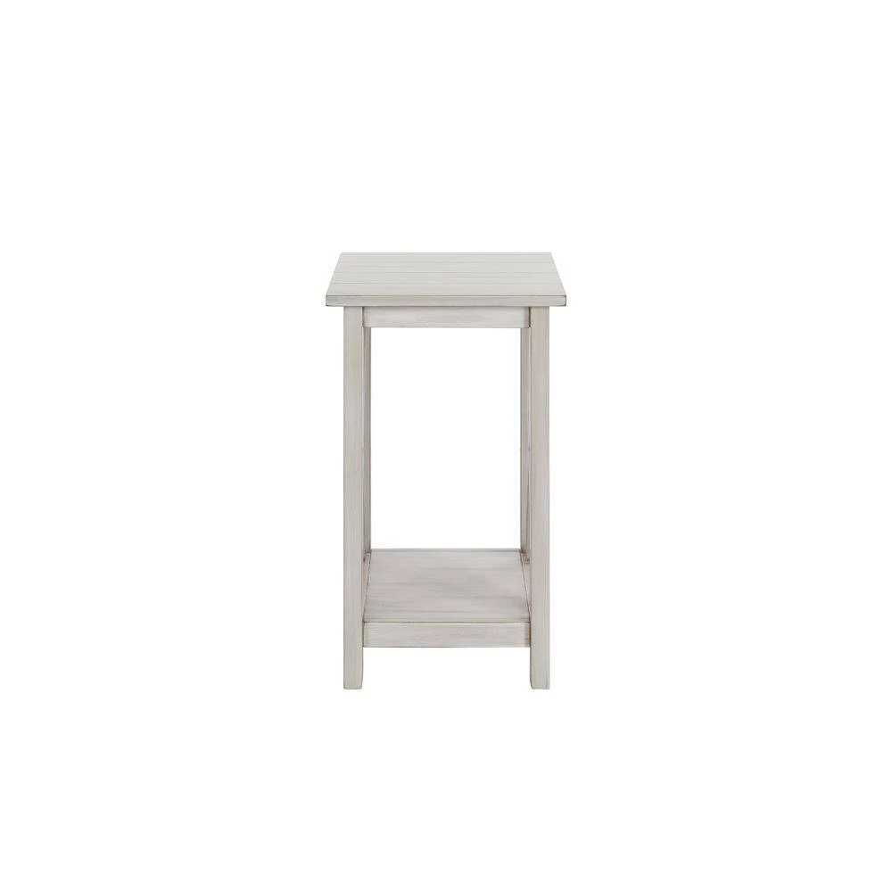 Jamestown White Wash Side Table by Boraam 5 Jamestown White Wash Side Table by Boraam - Image 3