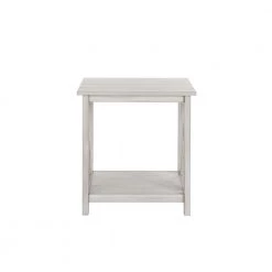 Jamestown White Wash End Table by Boraam -Boraam Sales Store antique white boraam end side tables 77410 c3 1000