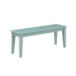 Colorado Blue Aspen Valley Wood Dining Bench (18 in. H x 44 in. W x 15 in. D) by Boraam