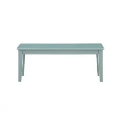 Colorado Blue Aspen Valley Wood Dining Bench (18 in. H x 44 in. W x 15 in. D) by Boraam -Boraam Sales Store aspen valley boraam dining benches 36736 c3 1000