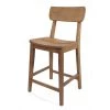 Torino 39 in. H Barnwood Wire-Brush Wood Counter Stool by Boraam -Boraam Sales Store barnwood wire brush boraam bar stools 76724 64 1000