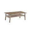 Sonoma 49 in. Barnwood Wire-Brush Large Rectangle Wood Coffee Table with Shelf by Boraam -Boraam Sales Store barnwood wire brush boraam coffee tables 75031 64 1000