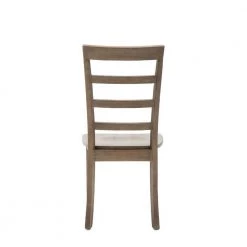 Boulder Barnwood Wire-Brush Wood Dining Chair (Set of 2) by Boraam -Boraam Sales Store barnwood wire brush boraam dining chairs 71026 66 1000