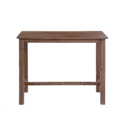 47.25 in. Sonoma Pub Table with 1-Bench and 2-Stools in Driftwood Gray by Boraam 17 47.25 in. Sonoma Pub Table with 1-Bench and 2-Stools in Driftwood Gray by Boraam -Boraam Sales Store barnwood wire brush boraam dining room sets 75027 fa 1000