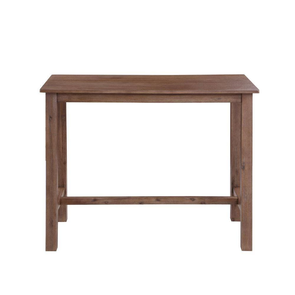 47.25 in. Sonoma Pub Table with 1-Bench and 2-Stools in Driftwood Gray by Boraam 9 47.25 in. Sonoma Pub Table with 1-Bench and 2-Stools in Driftwood Gray by Boraam - Image 7