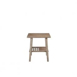 Sonoma Barnwood Wire-Brush End Table by Boraam -Boraam Sales Store barnwood wire brush boraam end side tables 75030 66 1000