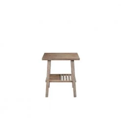 Sonoma Barnwood Wire-Brush End Table by Boraam -Boraam Sales Store barnwood wire brush boraam end side tables 75030 c3 1000