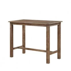 Sonoma 47.25 in. Pub Table in Driftwood Gray by Boraam -Boraam Sales Store barnwood wire brush boraam kitchen dining tables 75026 c3 1000