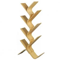 24.61 in.Beige Bamboo 8-shelf Bookcase with Open Storage by Unbranded -Boraam Sales Store beige unbranded bookcases bookshelves spk lqw1 4065 fa 1000