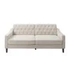 77.2 in. Wide Square Arm Polyester Straight Sofa in Beige by Unbranded 2 77.2 in. Wide Square Arm Polyester Straight Sofa in Beige by Unbranded -Boraam Sales Store beige unbranded sofas couches crlw22341948 64 1000