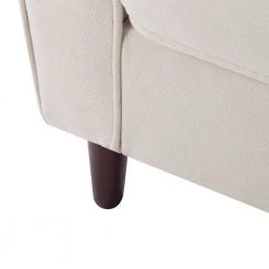 77.2 in. Wide Square Arm Polyester Straight Sofa in Beige by Unbranded -Boraam Sales Store beige unbranded sofas couches crlw22341948 fa 1000