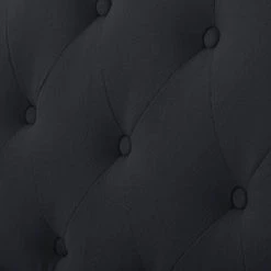 77.2 in. Wide Square Arm Polyester Straight Sofa in Black by Unbranded 19 77.2 in. Wide Square Arm Polyester Straight Sofa in Black by Unbranded -Boraam Sales Store bkack unbranded sofas couches crlw22341939 fa 1000