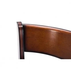 Palmetto 37.5 in. Brandy Finish Wood Frame Counter Height Bar Stool by Boraam -Boraam Sales Store black and brandy boraam bar stools 48124 4f 1000