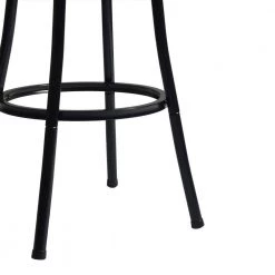 41.5 in. Black and Brown Metal Frame Standard Bar Stool with Faux Leather Upholstered Seat (Set of 2) by Unbranded 17 41.5 in. Black and Brown Metal Frame Standard Bar Stool with Faux Leather Upholstered Seat (Set of 2) by Unbranded -Boraam Sales Store black and brown unbranded bar stools qykj md7244347 fa 1000