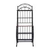 Valencia Black Baker's Rack by Boraam -Boraam Sales Store black boraam baker s racks 12500 64 1000