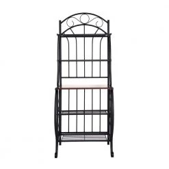 Valencia Black Baker's Rack by Boraam