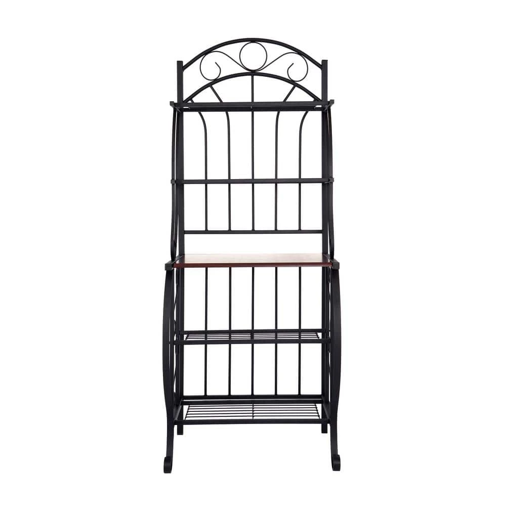 Valencia Black Baker's Rack by Boraam 3 Valencia Black Baker's Rack by Boraam