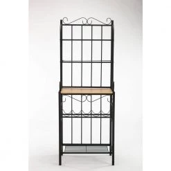Praha 25 in. W Baker's Rack in Black by Boraam -Boraam Sales Store black boraam baker s racks 12503 c3 1000