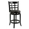 Kyoto 24 in. Black Swivel Cushioned Bar Stool by Boraam 2 Kyoto 24 in. Black Swivel Cushioned Bar Stool by Boraam -Boraam Sales Store black boraam bar stools 45225 64 1000