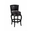 Harris 45 in. High Back Wood Memory 29 in. Barstool in Black by Boraam 1 Harris 45 in. High Back Wood Memory 29 in. Barstool in Black by Boraam -Boraam Sales Store black boraam bar stools 51329 64 1000