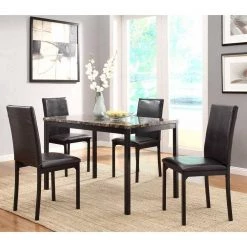Arjen Black Dining Chairs (Set of 4) by Boraam -Boraam Sales Store black boraam dining chairs 77008 31 1000