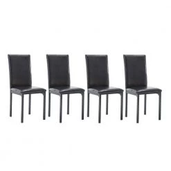 Arjen Black Dining Chairs (Set of 4) by Boraam