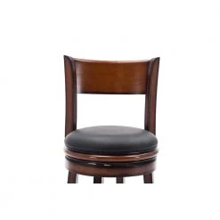 Palmetto 29 in. Brandy Swivel Cushioned Bar Stool by Boraam -Boraam Sales Store black brandy boraam bar stools 48129 4f 1000