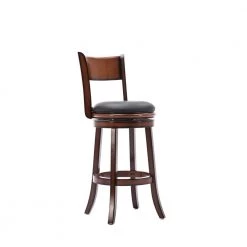 Boraam Sales Store 33 Palmetto 29 in. Brandy Swivel Cushioned Bar Stool by Boraam