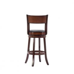 Palmetto 29 in. Brandy Swivel Cushioned Bar Stool by Boraam -Boraam Sales Store black brandy boraam bar stools 48129 66 1000