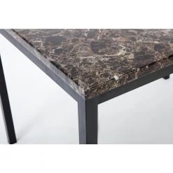 Arjen 47.25 in. W x 31.5 D. Rectangle Black and Faux Marble Top Rectangular Dining Table by Boraam 8 Arjen 47.25 in. W x 31.5 D. Rectangle Black and Faux Marble Top Rectangular Dining Table by Boraam -Boraam Sales Store black brown boraam kitchen dining tables 77007 c3 1000