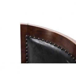 Bristol 29 in. Cappuccino Swivel Cushioned Bar Stool by Boraam -Boraam Sales Store black cappuccino boraam bar stools 42829 1f 1000