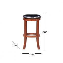 Cordova 29 in. Cherry Bar Stool by Boraam -Boraam Sales Store black cherry boraam bar stools 33229 40 1000