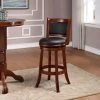 Augusta 29 in. Cherry Swivel Cushioned Bar Stool by Boraam 1 Augusta 29 in. Cherry Swivel Cushioned Bar Stool by Boraam -Boraam Sales Store black cherry boraam bar stools 49829 64 1000