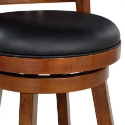 Avianna 24 in. Cherry Counter Stool with Cushion by Boraam 12 Avianna 24 in. Cherry Counter Stool with Cushion by Boraam -Boraam Sales Store black cherry boraam bar stools 62924 1d 1000