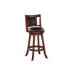 Avianna 24 in. Cherry Counter Stool with Cushion by Boraam -Boraam Sales Store black cherry boraam bar stools 62924 64 1000
