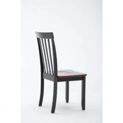 Bloomington Black and Cherry Wood Dining Chair (Set of 2) by Boraam -Boraam Sales Store black cherry boraam dining chairs 21031 1f 1000