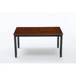 Bloomington Black and Cherry Dining Table by Boraam