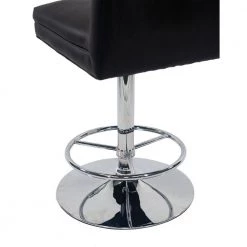 Black Sloan Adjustable Swivel Bar Stool (Set of 2) by Boraam -Boraam Sales Store black chrome boraam bar stools 99444 76 1000