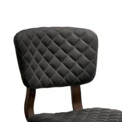 Archer Black/Light Oak Fabric Patterned Side Chair (Set of 2) by Unbranded -Boraam Sales Store black light oak unbranded accent chairs aa080 sc811 ch c3 1000