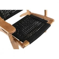 Harrison Black and Oak Woven Chair (1) by Boraam 19 Harrison Black and Oak Woven Chair (1) by Boraam -Boraam Sales Store black natural boraam accent chairs 76152 fa 1000