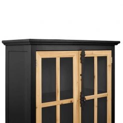 Black Accent Storage Cabinets 2-Tier Curio Display Cabinet with Shelf by Unbranded 16 Black Accent Storage Cabinets 2-Tier Curio Display Cabinet with Shelf by Unbranded -Boraam Sales Store black unbranded accent cabinets c824 stora blac 4f 1000