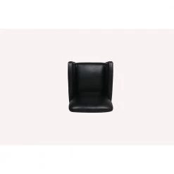 Black Faux Leather Accent Chairs For Living Room by Unbranded -Boraam Sales Store black unbranded accent chairs a812 accen blac 44 1000