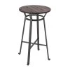 24 in. Black Metal Frame Round Bar Pub Table With Wood Top by Unbranded 2 24 in. Black Metal Frame Round Bar Pub Table With Wood Top by Unbranded -Boraam Sales Store black unbranded bar tables thd if026 bk 64 1000