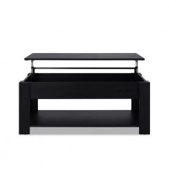 39.4 in. Black MDF Lift Top Extendable Rectangle Coffee Table with Storage by Unbranded 11 39.4 in. Black MDF Lift Top Extendable Rectangle Coffee Table with Storage by Unbranded -Boraam Sales Store black unbranded coffee tables crlw22343637 4f 1000
