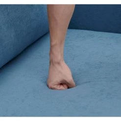 72.44 in. W Square Arm Modern and Comfortable Blue Chenille Fabric Straight Sofa with Soft Cushion in Blue by Unbranded 21 72.44 in. W Square Arm Modern and Comfortable Blue Chenille Fabric Straight Sofa with Soft Cushion in Blue by Unbranded -Boraam Sales Store blue unbranded sofas couches ec sfb 8171 4f 1000