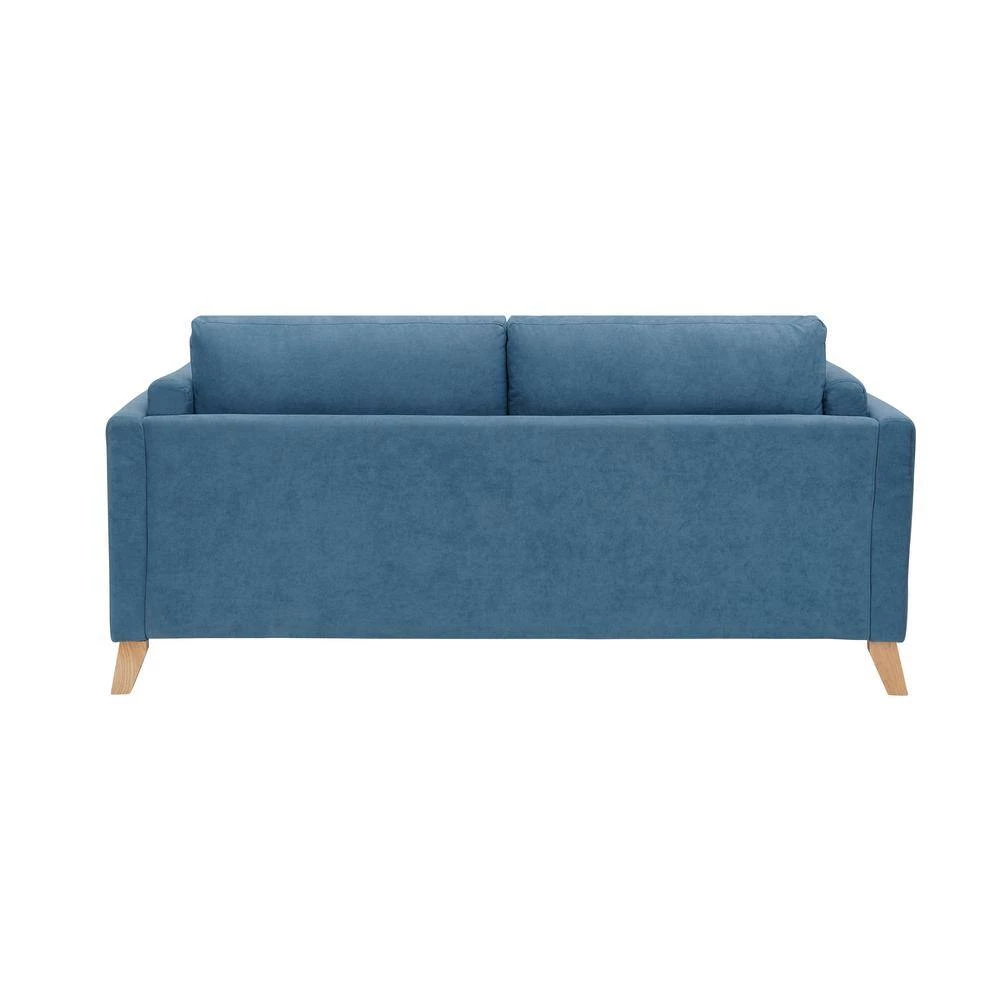 72.44 in. W Square Arm Modern and Comfortable Blue Chenille Fabric Straight Sofa with Soft Cushion in Blue by Unbranded 7 72.44 in. W Square Arm Modern and Comfortable Blue Chenille Fabric Straight Sofa with Soft Cushion in Blue by Unbranded - Image 5