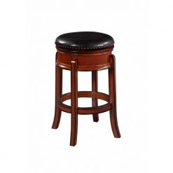 Hamilton 29 in. Brandy Swivel Cushioned Bar Stool by Boraam